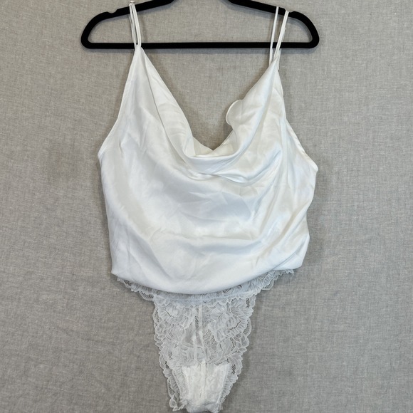 Free People Tops - Free People Intimately Lace Body Suit Ivory NWT Medium